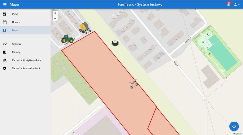 Sterownik / Komputer  Deszczowni FarmSync z GPS i systemem CLOUD