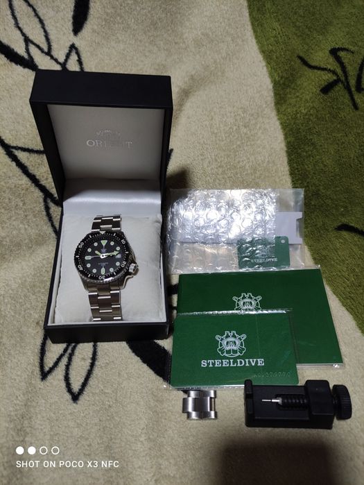 Часы наручные мужские Steeldive SD 1996, дайверы  200м.