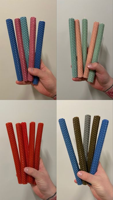 Вощинні свічки бджолиний віск