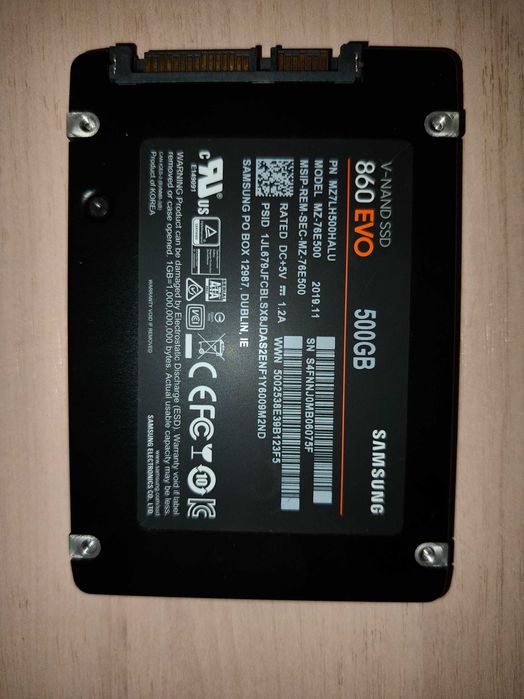 SSD накопичувач Samsung 860 EVO 2.5 500 GB