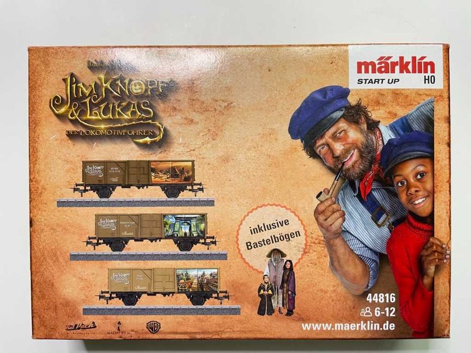 Märklin 44816 - Escala H0 - Conjunto «Jim Knopf» com três vagões