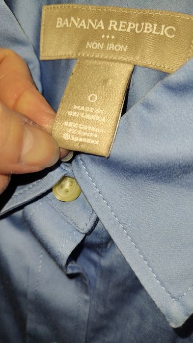 Koszula Banana Republic r. 0 / XS niebieska NOWA