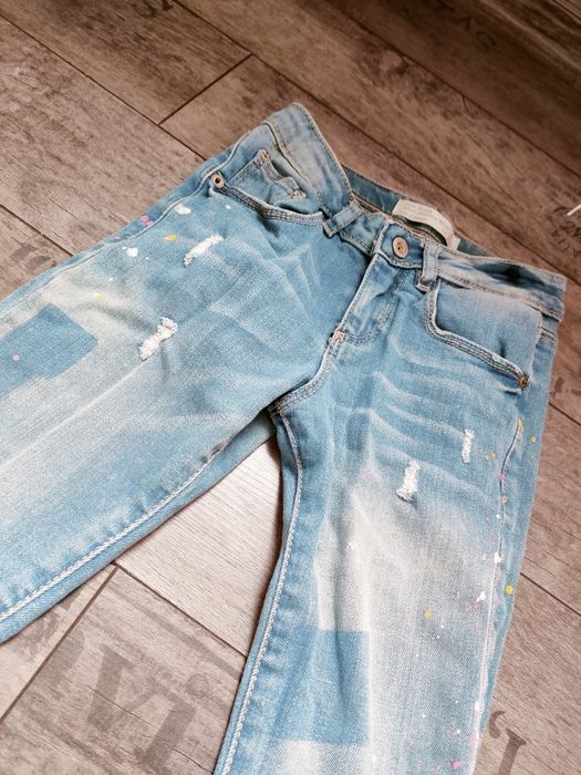 Spodnie jeansowe zara