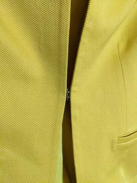 Жовтий піджак жакет з рукавом 3/4, розмір XS