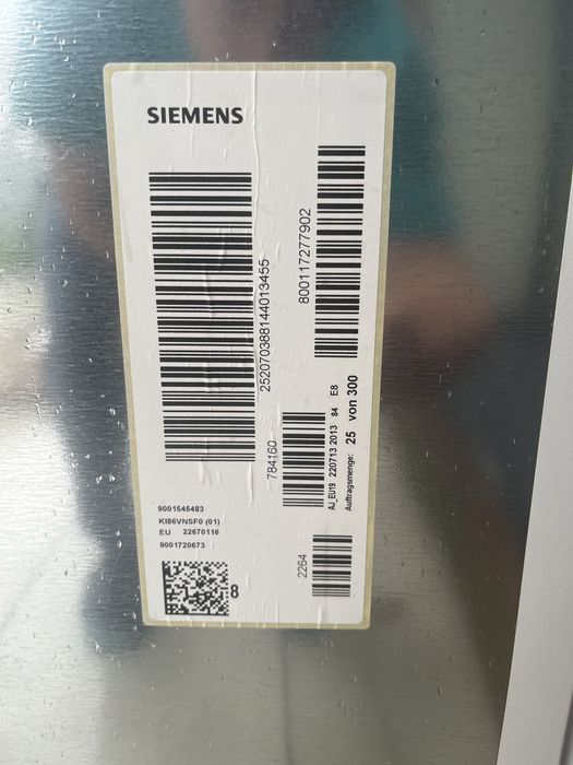 Lodówka do zabudowy siemens