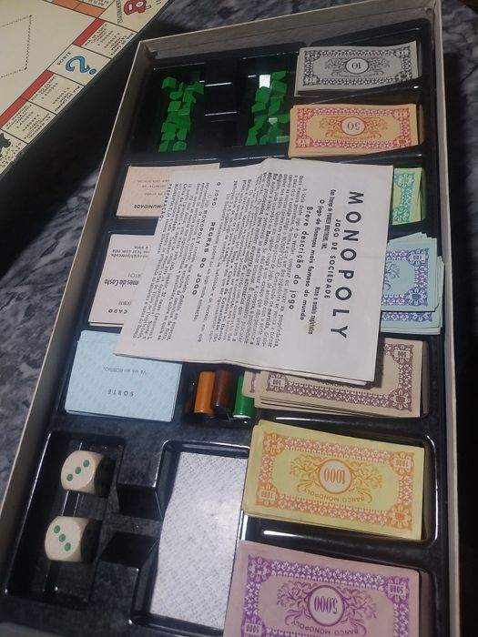 Jogo Monopoly edição Deluxe 1989 completo