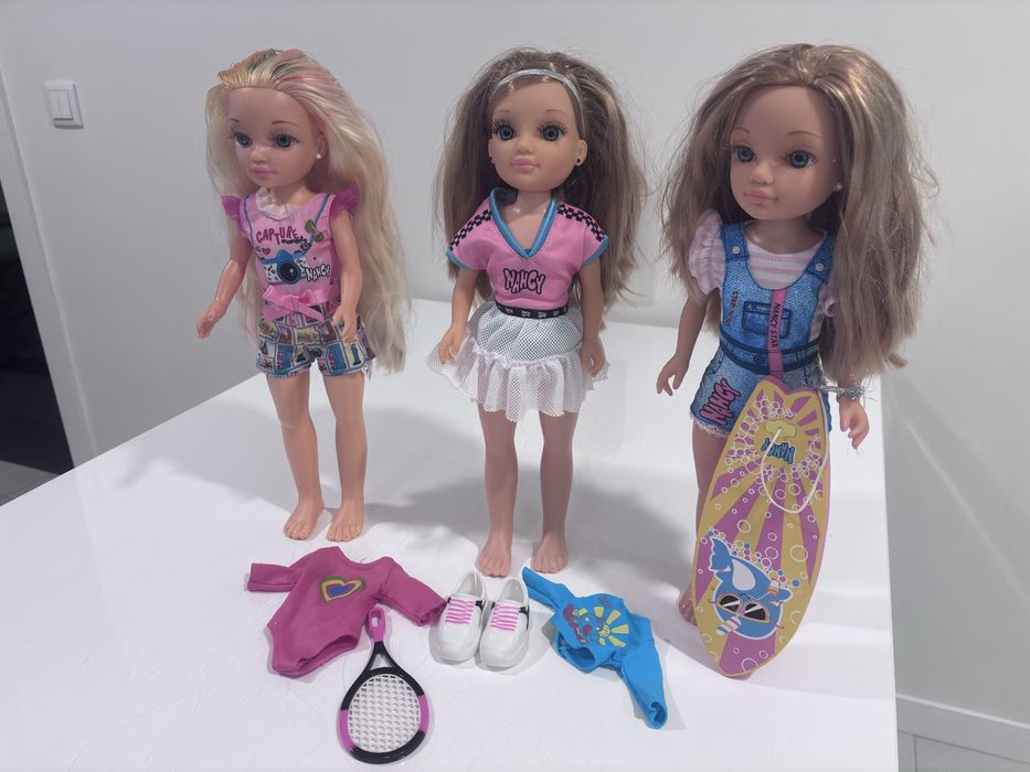 3 Bonecas Nancy originais – com roupas e acessoórios  - Oportunidade