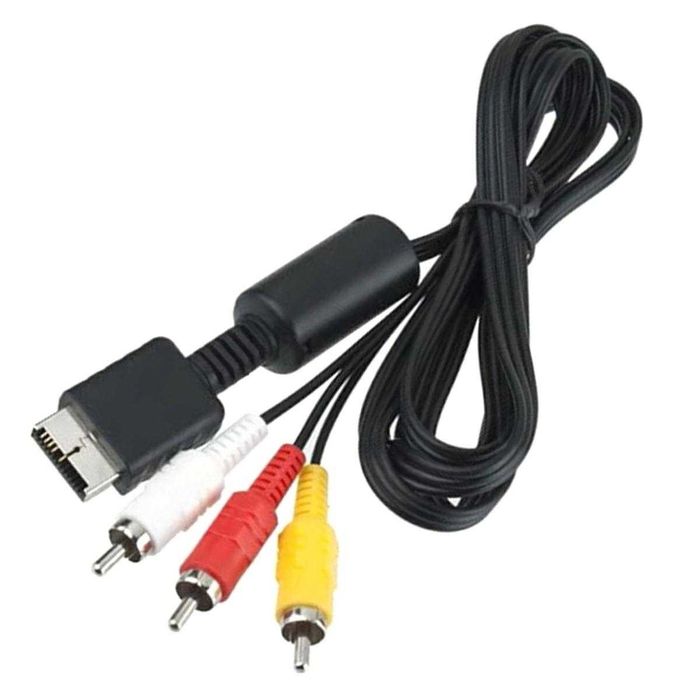 ADAPTER AV 3x CHINCH DO PS2 PS3 szybka wysyłka