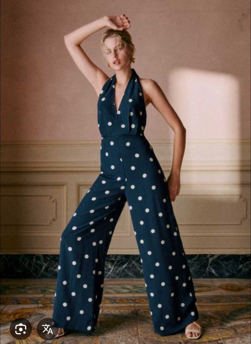 Шикарный комбинезон в горох