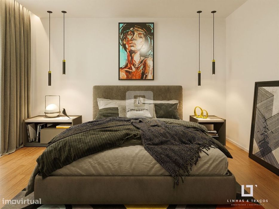 Apartamento T3, novo, com varanda em Arcozelo - Gaia. — Arcozelo, Porto
