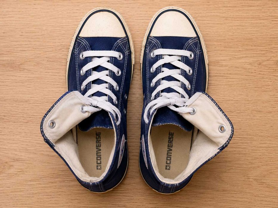 Ténis Converse Chuck Taylor All Star Cano Alto Azul Marinho – 36