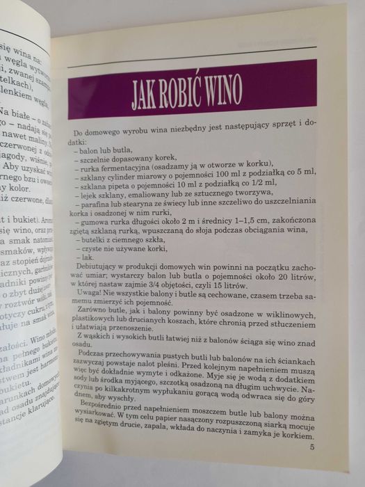 Wina domowe i potrawy z winem - Bolesław Pilarek