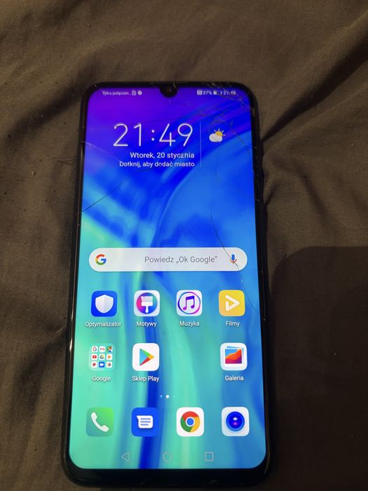 honor 20 lite  czarny 128 gb
