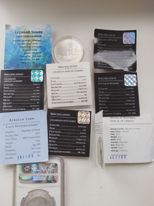 Срібні монети оригінал