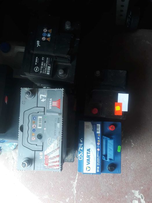 Akumulatory 35-100AH, 140 AH, Sprawne