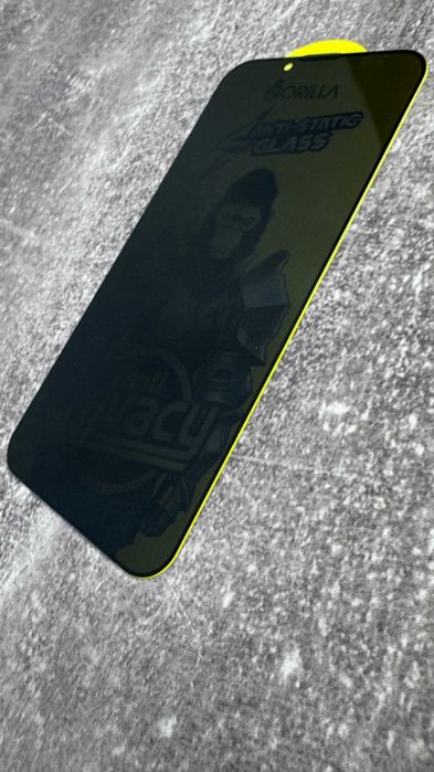 Захисне скло Антишпигун Gorilla iPhone 17 Air 17 Pro Max 16 Pro Max Айфон Антишпион Plus