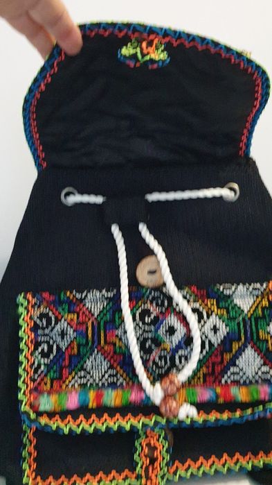 Plecak boho mały haftowany