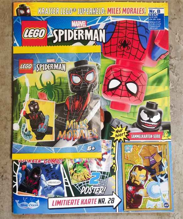 Spider man lego, лего фігурка людина павук