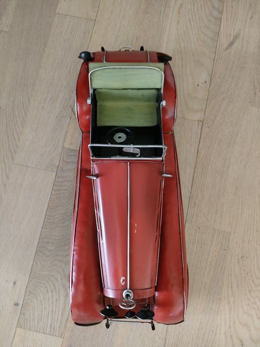 Zestaw 2 aut blaszanych retro dużych