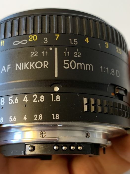 Nikon AF 50mm 1.8D objectiva prime full frame