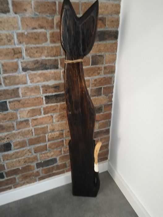 Estátua em formato de gato