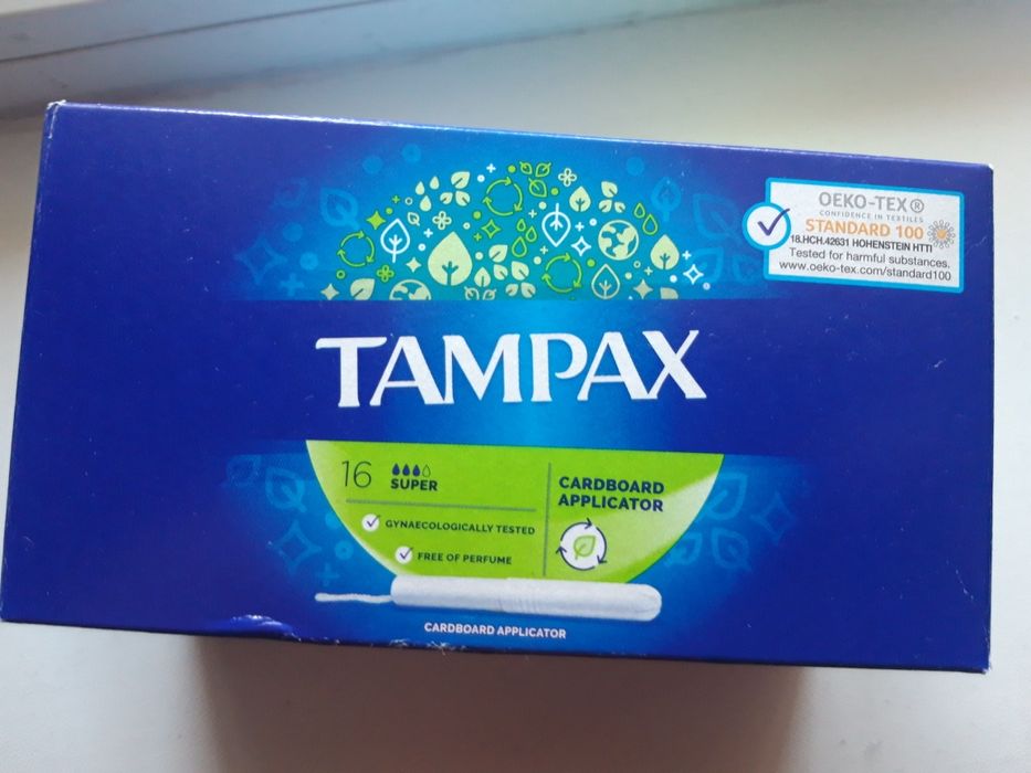 2 уп. Тампони жіночі TAMPAX  Super Duo з аплікатором 16 шт
