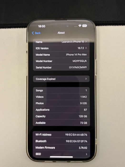 iPhone 14 Pro Max - 128GB