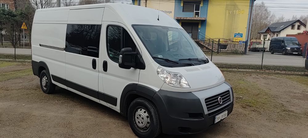 Fiat Ducato doka brygadówka  iveco brygadowy 7 osobowy osp euro 5 l2h1