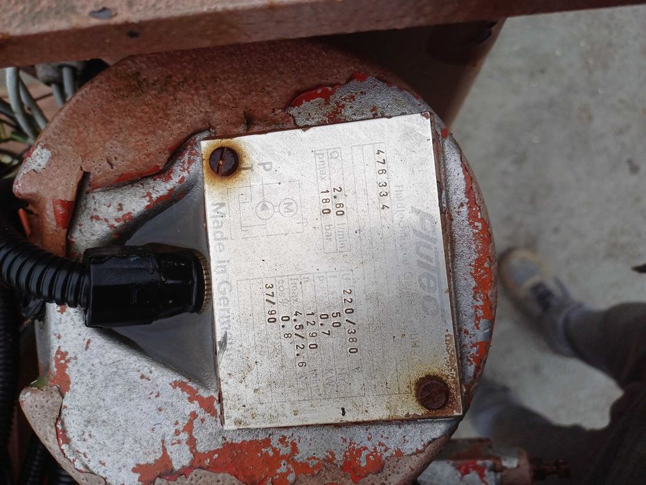 POMPA HYDRAULICZNA przemysłowa 7,5 kW ,65/250 bar