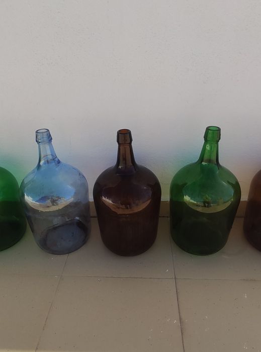 Garrafões de vidro antigos já não fabricam | Garrafa MICA DECORATIVOS