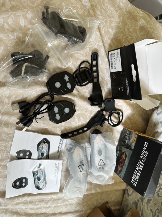 Sinalizador de direcao para bike