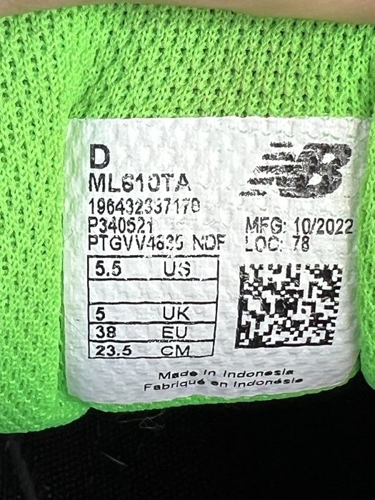 Оригінальні Кросівки New Balance 610v1 38р.24.5см.