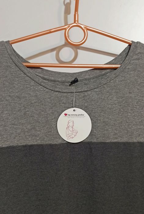 Sukienka ciążowa/ do karmienia, bawełna z wiskozą