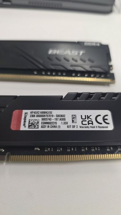 RAM DDR4 2X16GB Kingston Fury