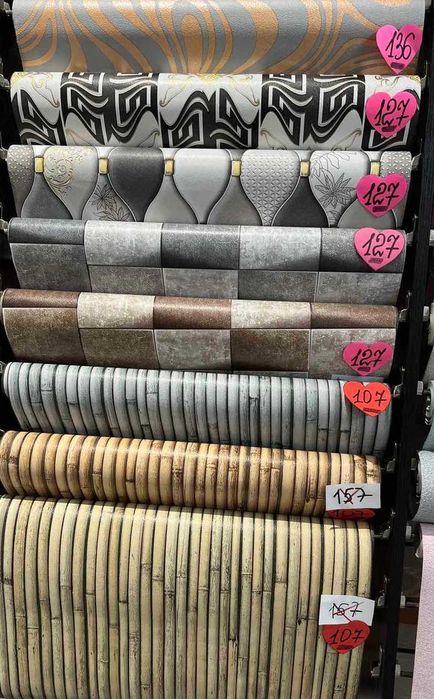 Шпалери паперові 53см шириною 10м довжина