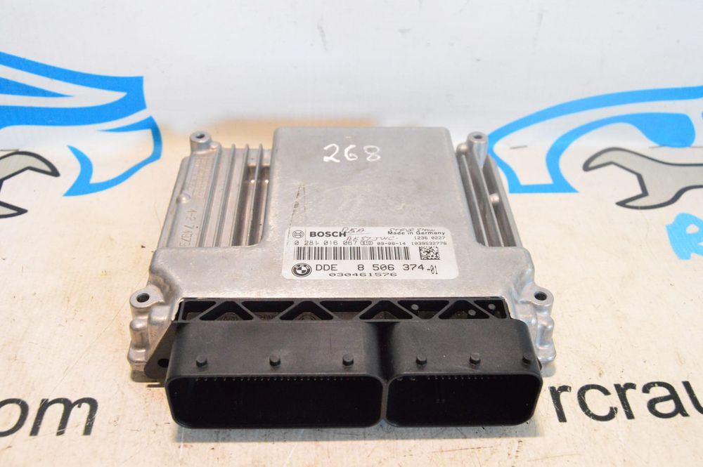 CENTRALINA ECU MOTOR BOSCH BMW DDE8506374 8506374 0281016067 030461576 1039S32778 BMW SERIE 1 COUPE E82 120D 163CV N47D20C