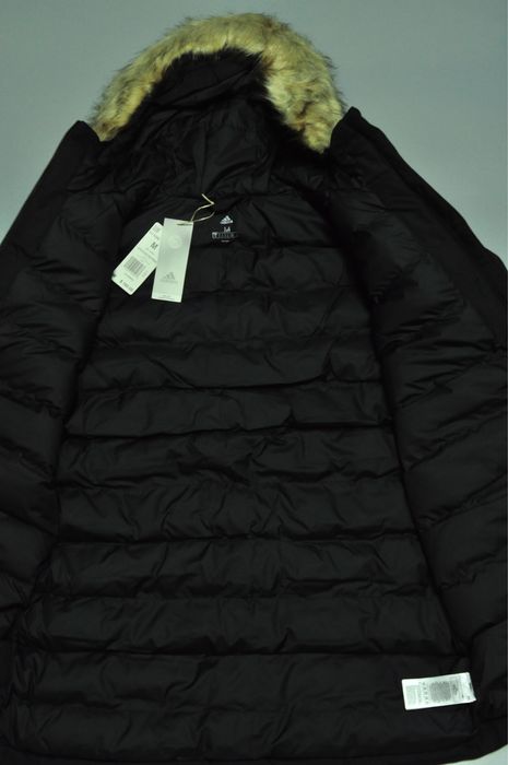 Adidas Parka оригинал новая зимняя парка куртка пуховик (NEW) чёрная