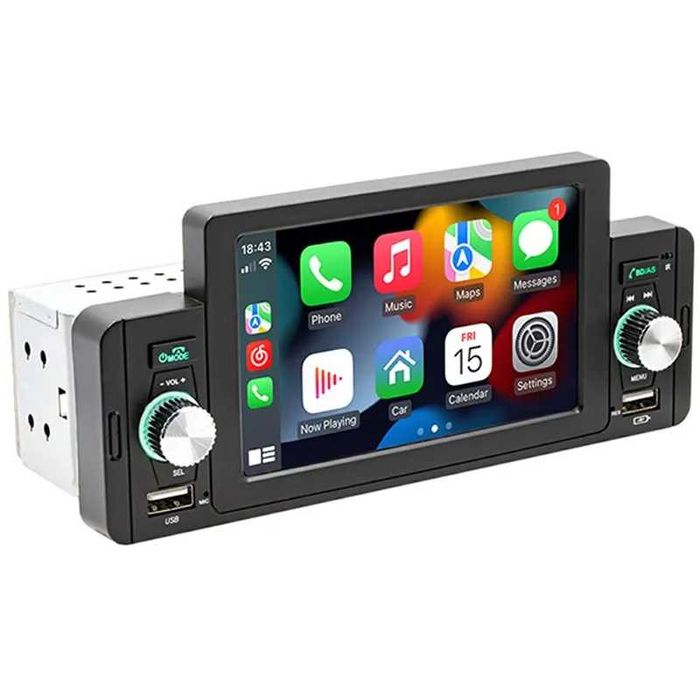 Radio samochodowe  1 Din dotykowe car play mirror link camera+pilot