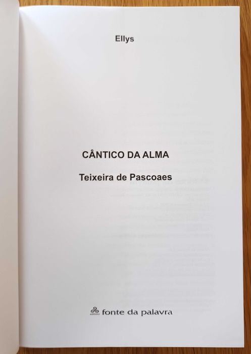 Cântico da Alma - Teixeira de Pascoaes (Ellys) Portes incluídos