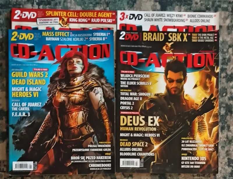 CD Action z roku 2011, 7szt.