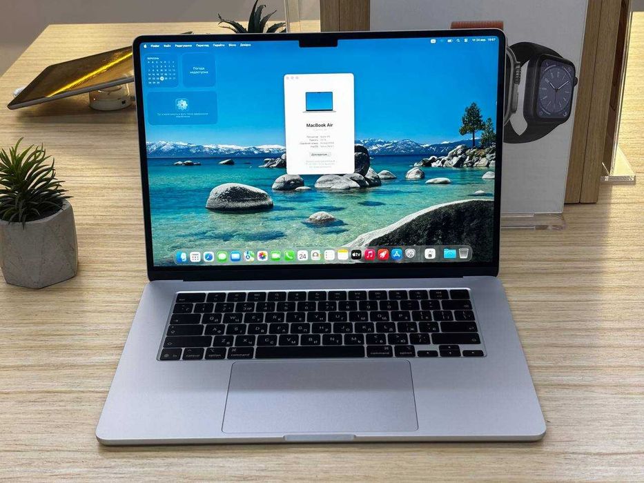 /8647/ Openbox MacBook Air M5 15" 10CPU/10GPU/24GB/1TB Silver (MDVC4)  Гарантія