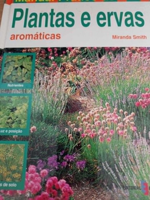 vendo livro Plantas e ervas aromaticas