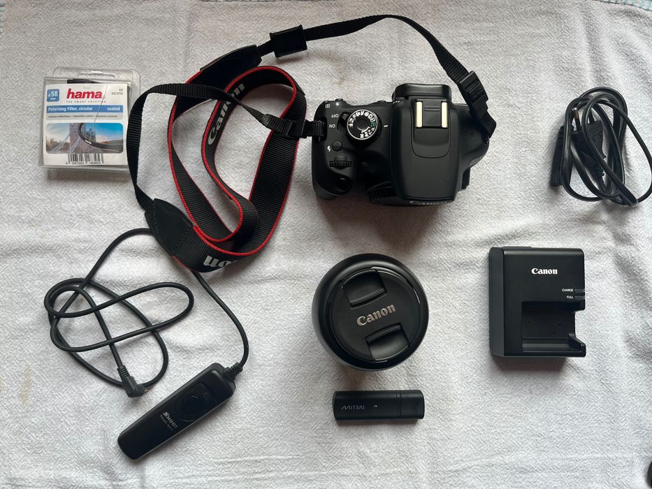 Canon 1200D + Bag + Acessórios