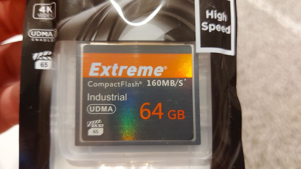 NOWA Karta pamięci Compact Flash 160MB/S I Pojemność 64GB