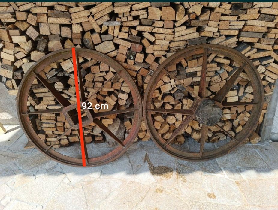 Vendo 2 rodas de Ferro