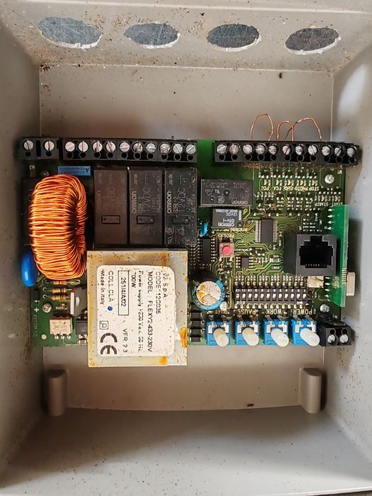 Automatismo a funcionar com placa