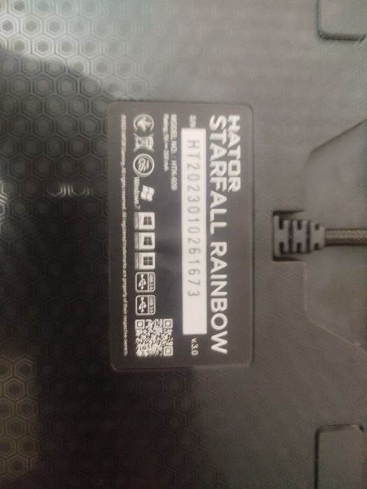 Продам клавіатуру hator starfall rainbow