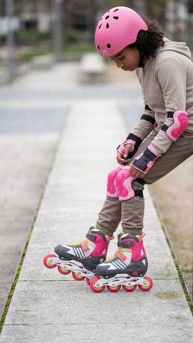 Patins Inline Mítical + Capacete e Proteções – Kit Completo