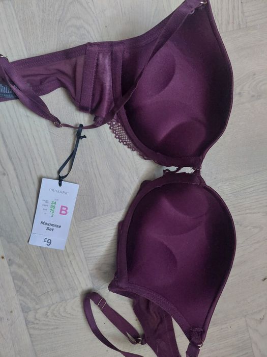 Biustonosz Primark push up nowy 75 B