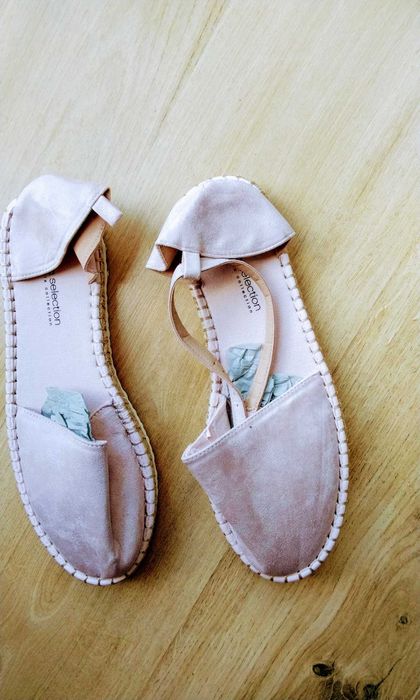 Różowe espadryle damskie
